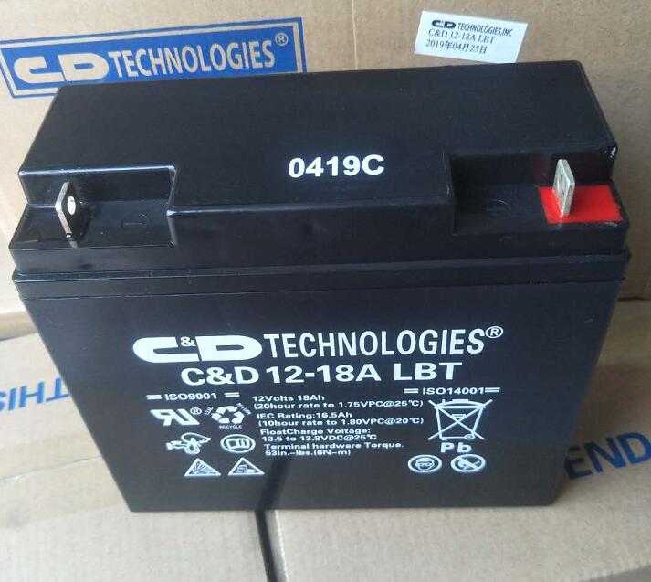 C&D西恩迪蓄電池C&D12-18ALBT 12V18AH