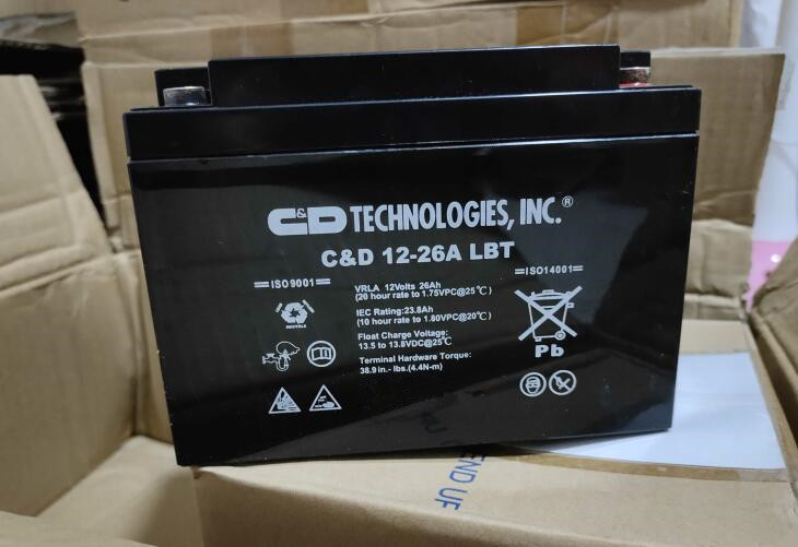C&D大力神蓄電池C&D12-26ALBT 12V26AH